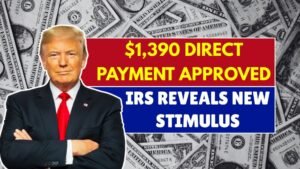 $1,390 Stimulus Payment Approved For November 2025: IRS Reveals New Timeline for Millions of Americans