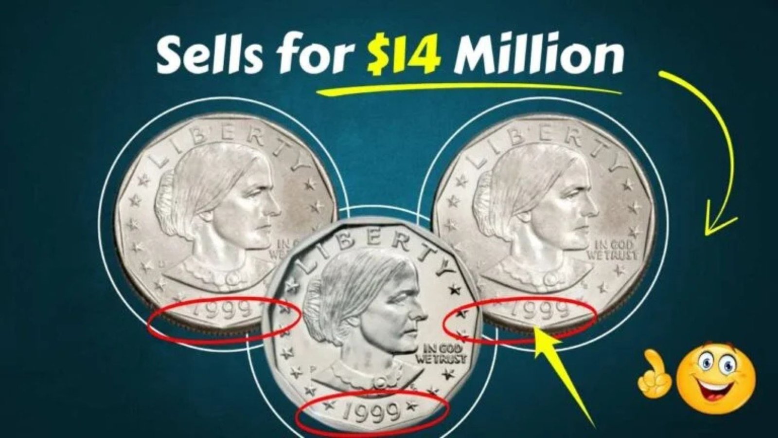 $14 Million 1999 Susan B. Anthony Dollar Hiding in Your Junk Drawer