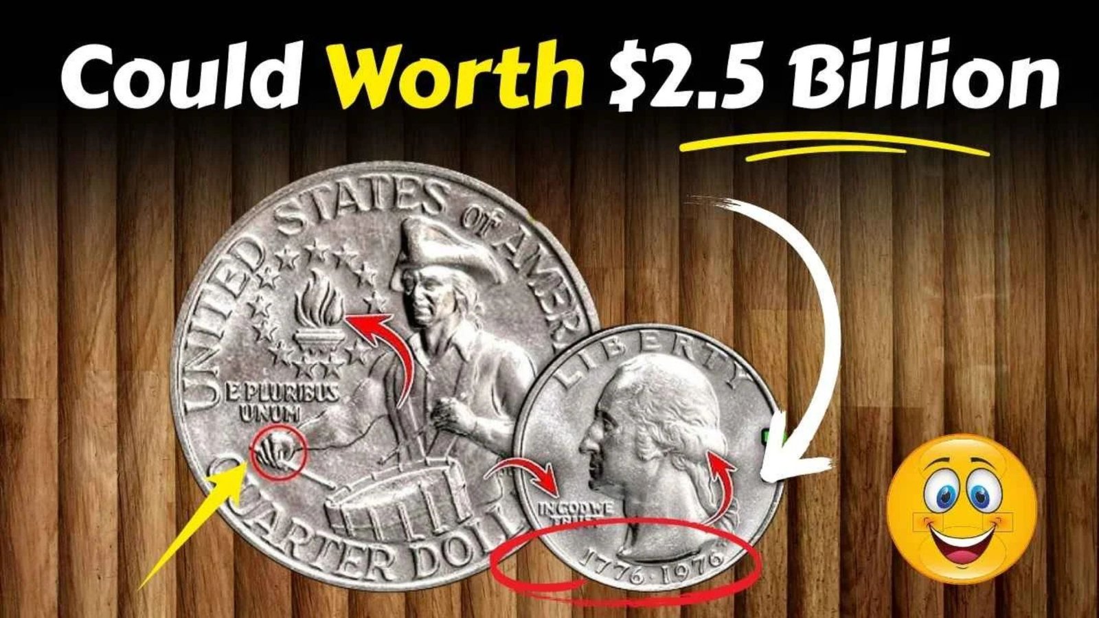 1776-1976 Rare Bicentennial Quarter Valued at $2.5 Billion