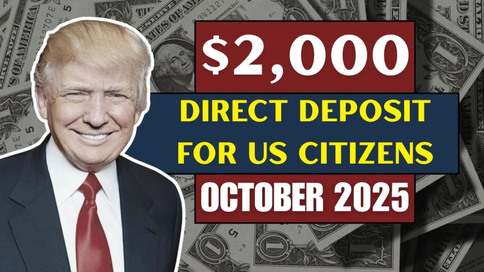 $2,000 Direct Deposit for Americans in October 2025