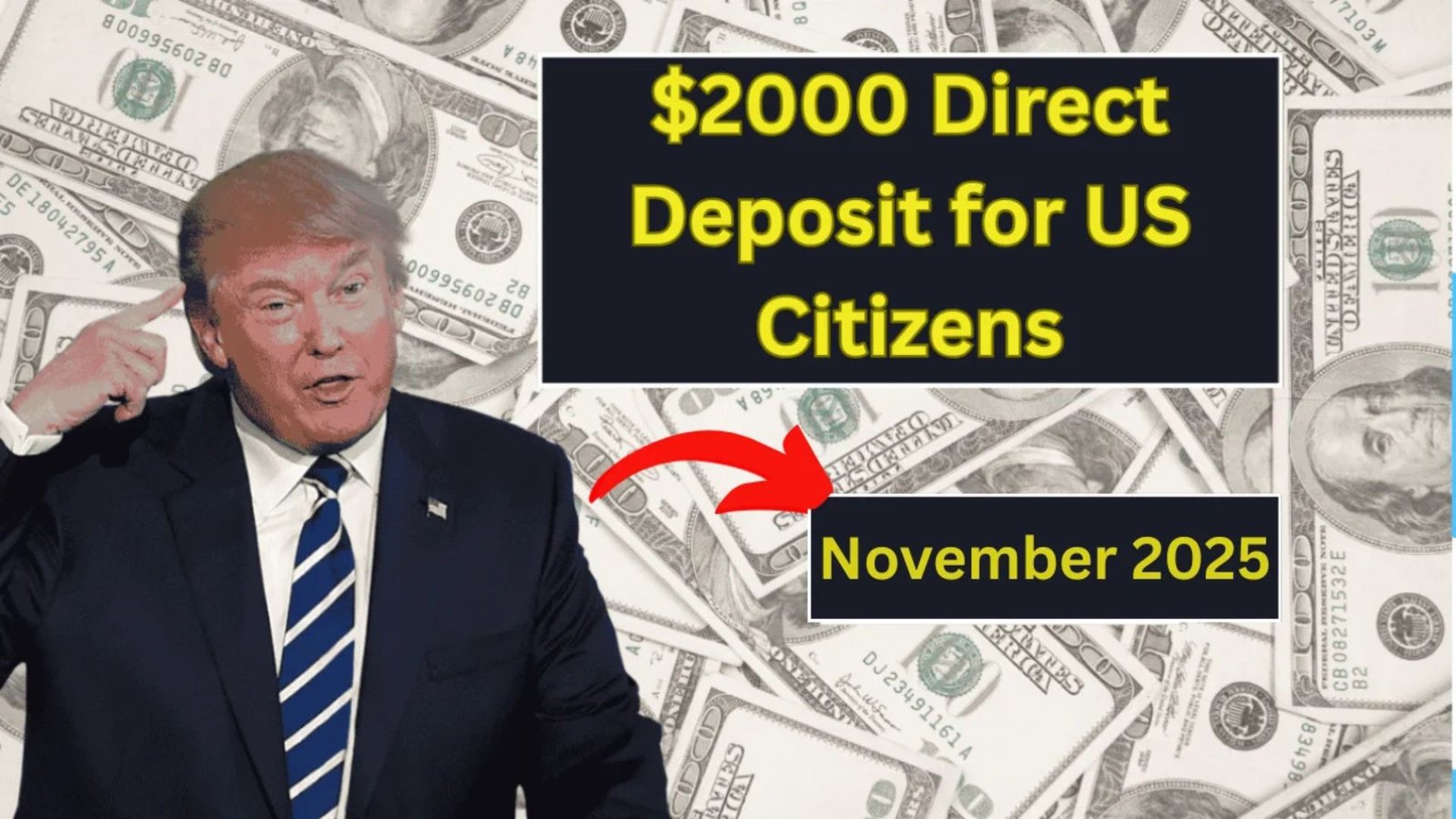 $2,000 Direct Deposit for U.S. Citizens in November 2025 – Eligibility & Payment Details