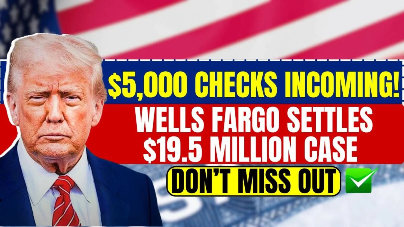 $5,000 Checks Incoming