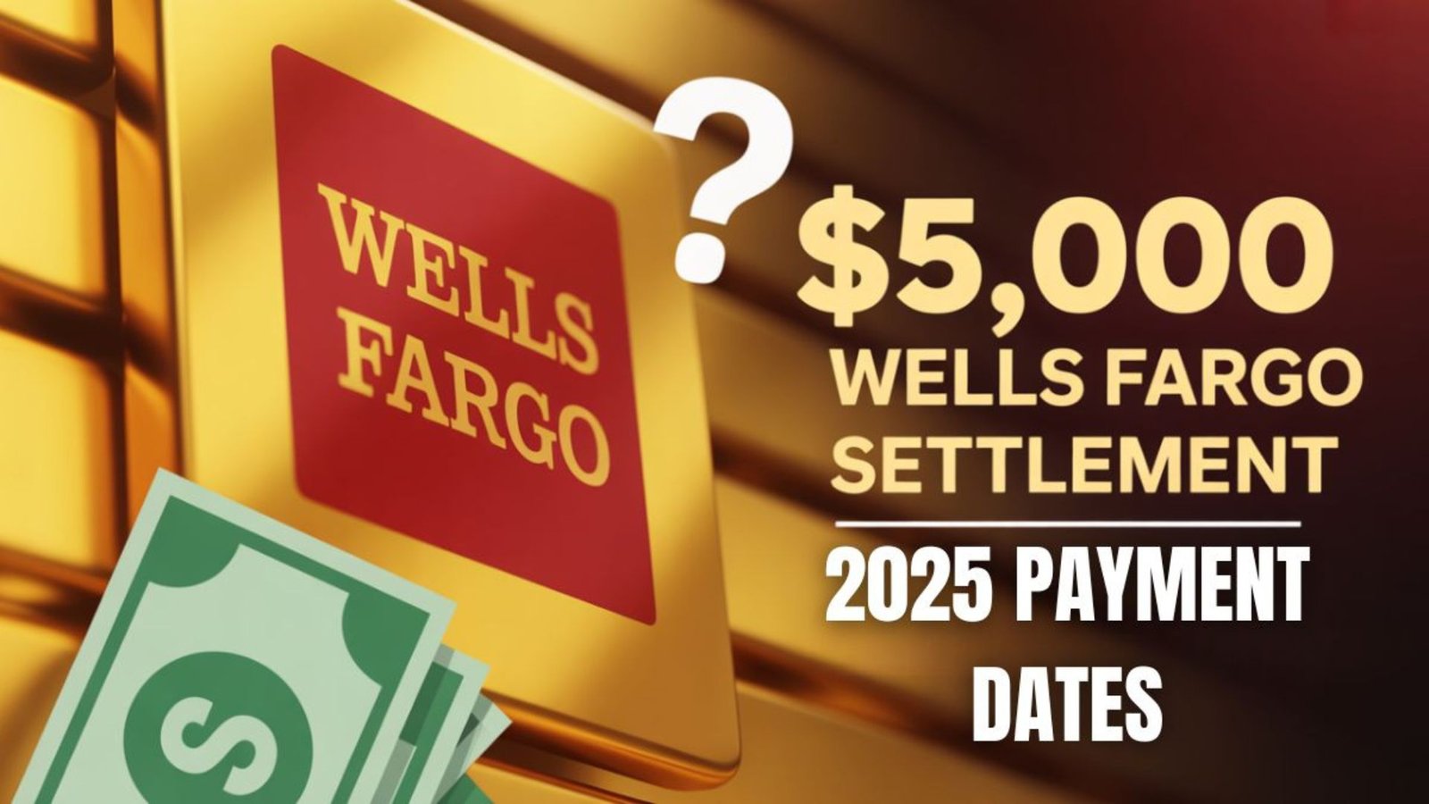 $5,000 Wells Fargo Settlement