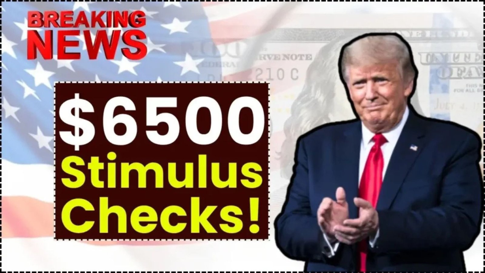 $6500 Stimulus Checks Rolling Out This October