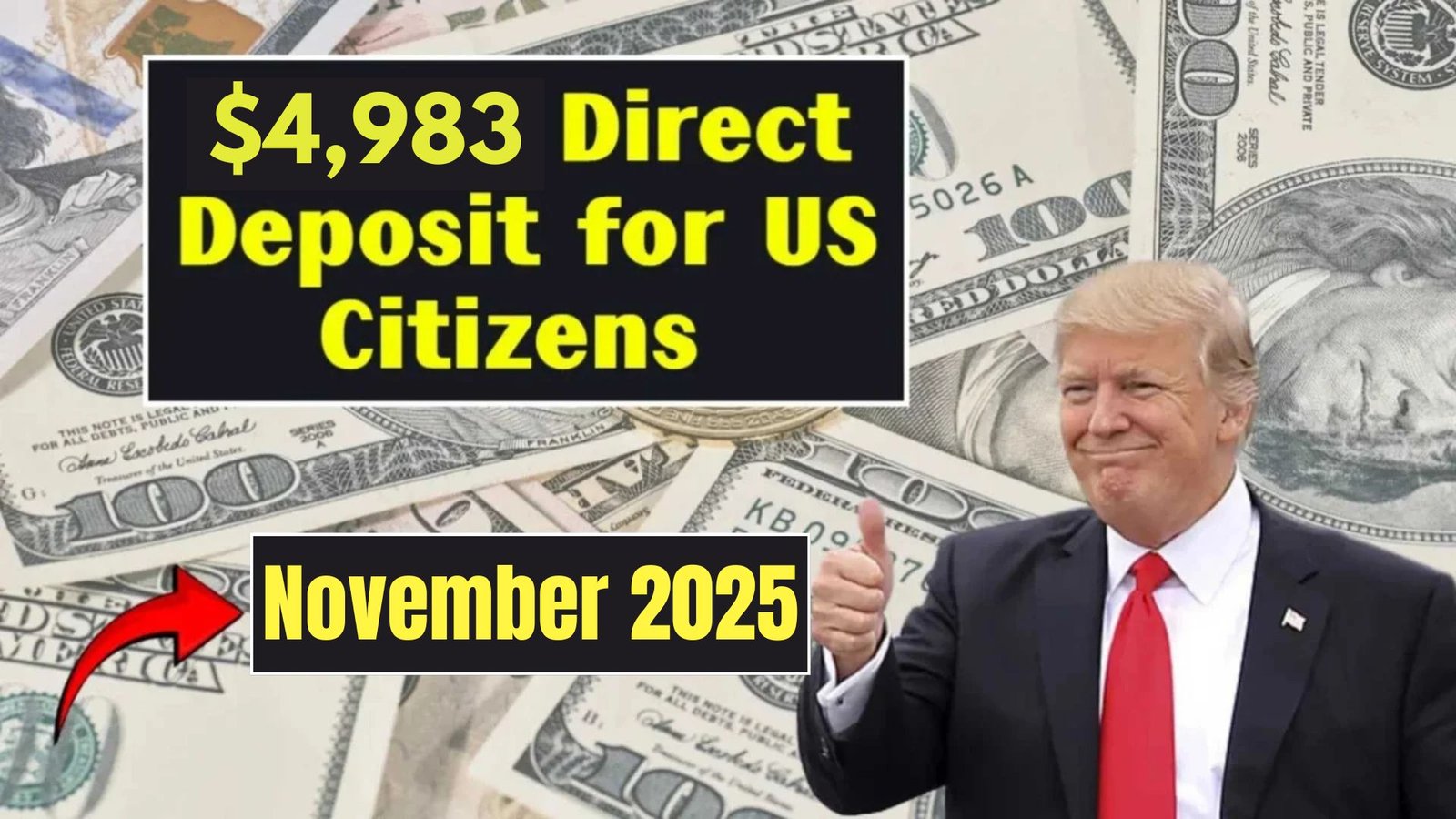 IRS Approves $4,983 Direct Deposit for U.S. Citizens in November 2025 – Eligibility, Payment Dates