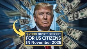 IRS Confirms $2,000 Direct Deposit for U.S. Citizens in November 2025 – Eligibility, Payment Dates
