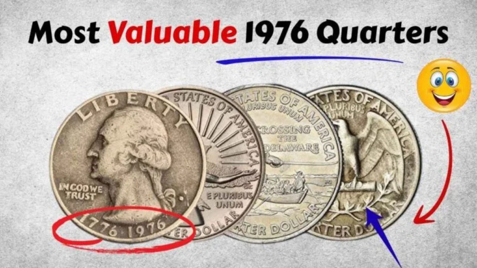 Top 4 Most Valuable Bicentennial Quarters of 1976